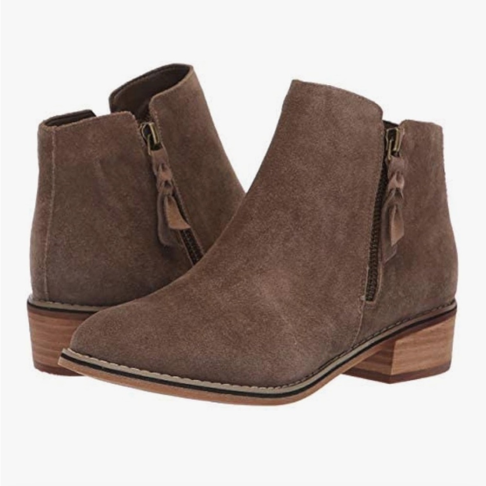 Brand NEW Blondo Liam Waterproof Brown Ankle Booties 6.5 - Picture 2 of 10
